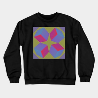 Digital Cube Pattern Two Crewneck Sweatshirt